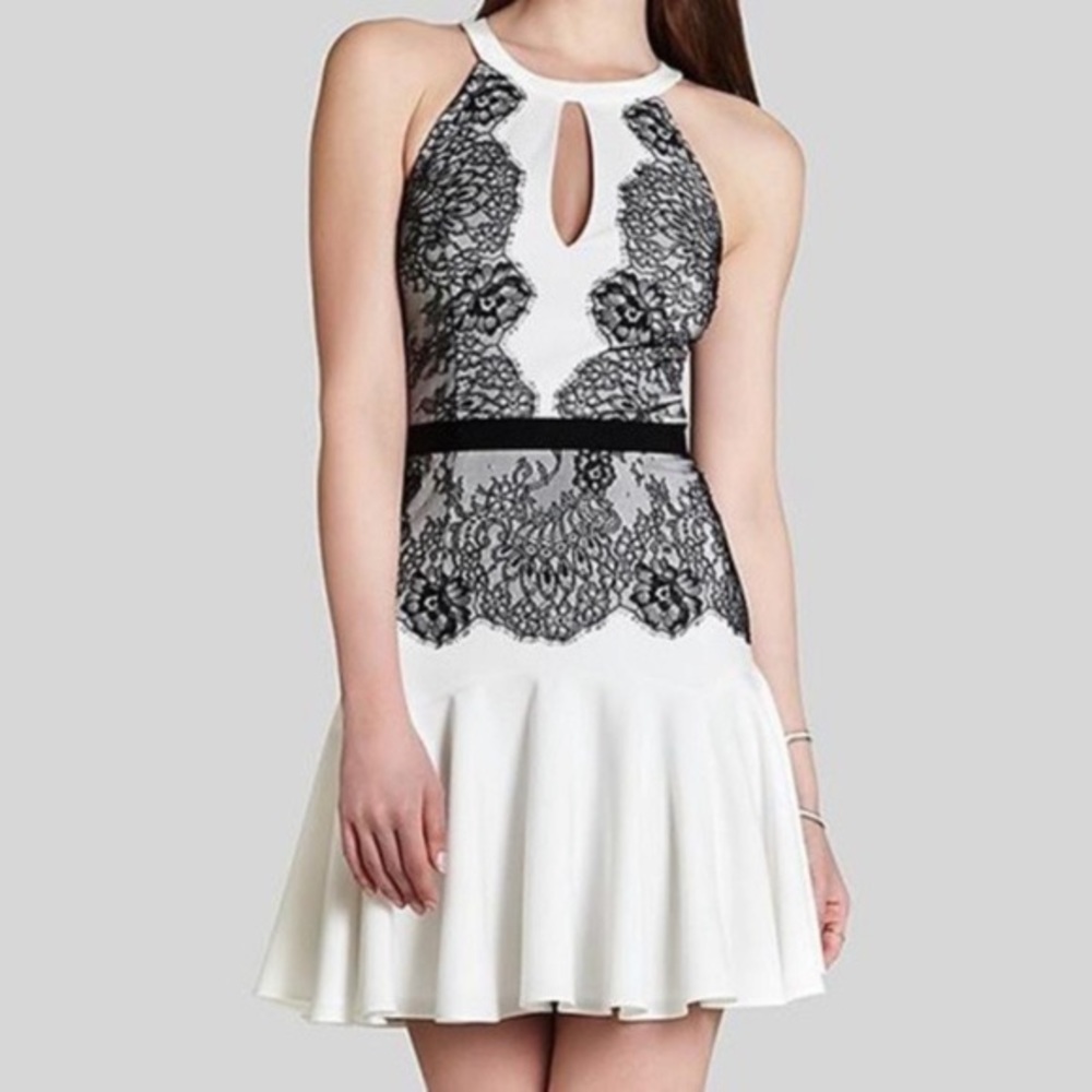 Bcbgmaxazria Leyla Halter Dress, size 0 - Picture 3 of 15